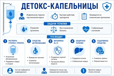 Капельница от наркотиков на дому в Клину