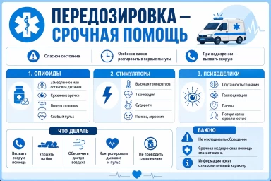 Помощь при передозировке в Клину