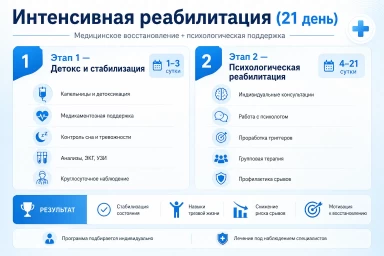 Реабилитация за 21 день в Клину